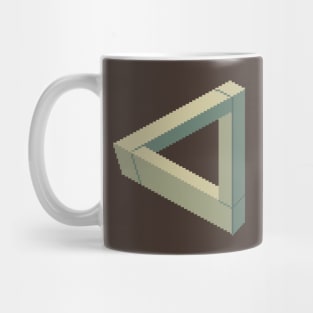 Pixel Art Penrose Triangle Mug